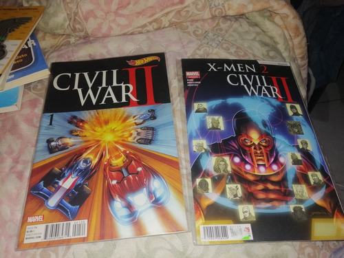 Cómic Civil War Hot Wheels Y Xmen 2 