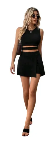 Short pegado con blusa como se llama store