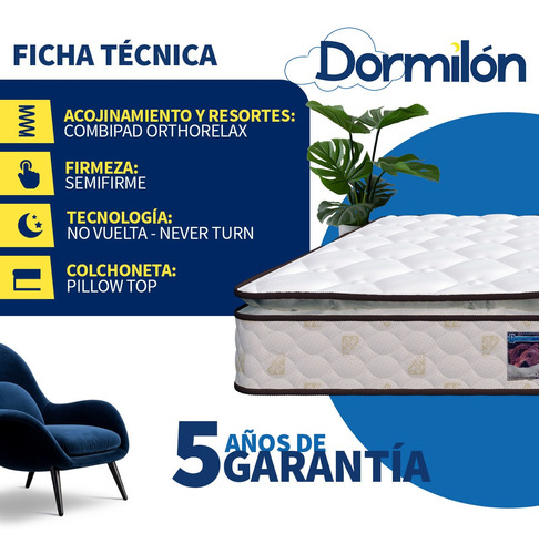 Colchón Spring Air Individual + Almohadas Envío Gratis Cdmx