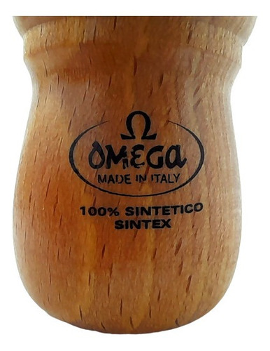 Imagen 2 de 2 de Brocha De Afeitar Omega, Sintetica.
