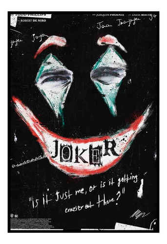 Cuadro Premium Poster 33x48cm Joker Guason Batman