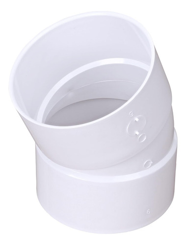 Codo Solapa Soldada, 1/2 Grado, Blanco