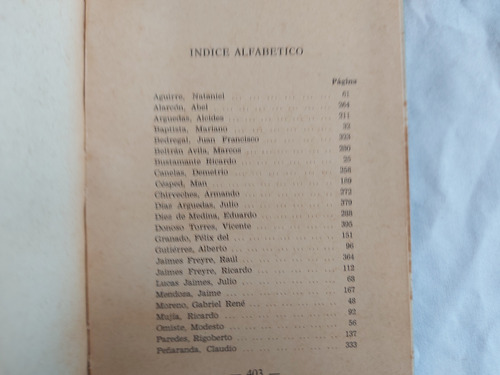 Prosa Y Verso De Bolivia - Antologia - Primer Tomo 1966 (Usado)