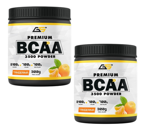 2x Bcaa 300g Tangerina  - Gs Nutrition