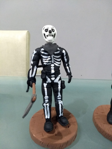Fortnite Esqueleto , Chica Zombies Halloween Torta Souvenirs
