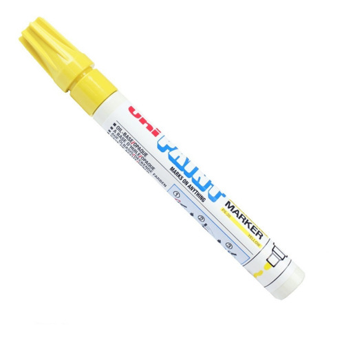 Marcador Permanente Uni Paint Marker Px20 Amarelo Uniball