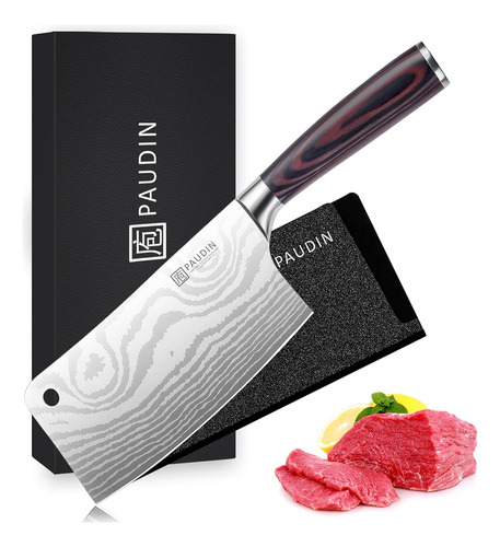 Cuchillo De Acero Inoxidable Con Mango Ergonomico Silver