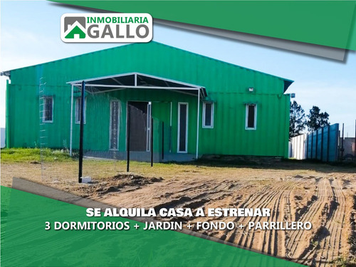 Alquiler Casa A Estrenar 3 Dormitorios Playa Pascual