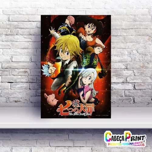 Caixa Média - Nanatsu no Taizai - Madeira mdf - Mr. Rock - Os Sete Pecados  Capitais - Anime Mangá em Promoção na Americanas