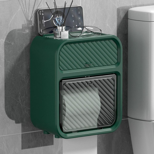 Caja De Almacenamiento De Papel Higiénico De Plástico Con So