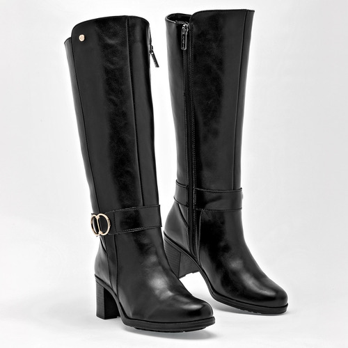 Bota Mujer Etnia 1201 Negro 128-872