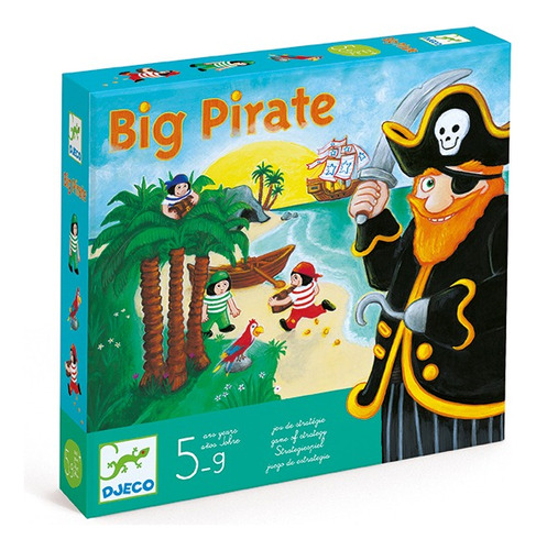 Big Pirate Juego De Mesa Djeco Acción Y Estrategia +5 Años