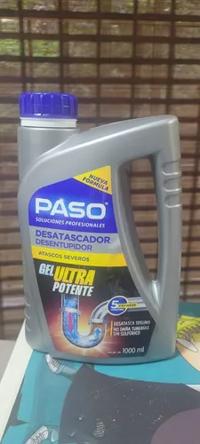 Desatascador tuberías gel express - Paso Soluciones Profesionales