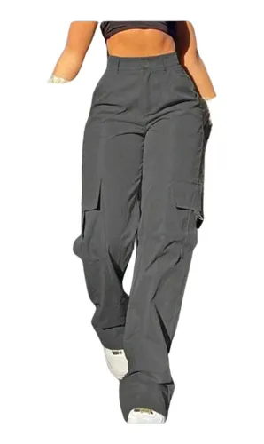 Pantalón Cargo De Mujer