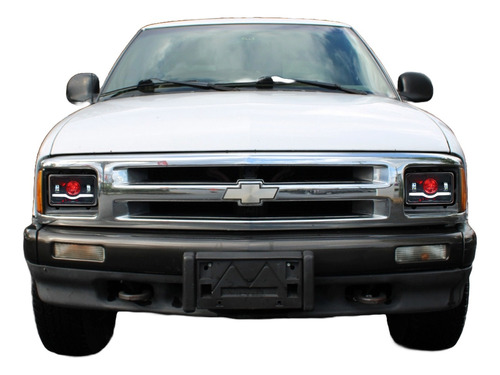 Faros Led Chevrolet Blazer Y S10 Aro Ojo Demonio 