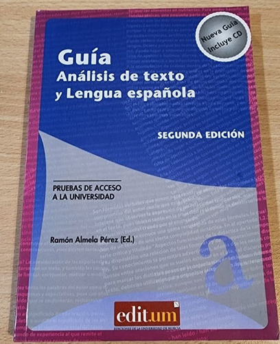 Guia Analisis De Texto Y Lengua Española- Segunda Edicion- R