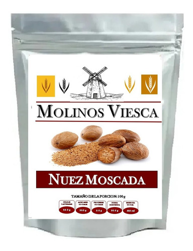 1 Kg De Nuez Moscada Molida En Polvo Excelente Calidad