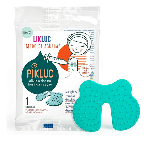 Kit 3 Pikluc Likluc Alívio Dor Na Hora Injeção Picada Vacina