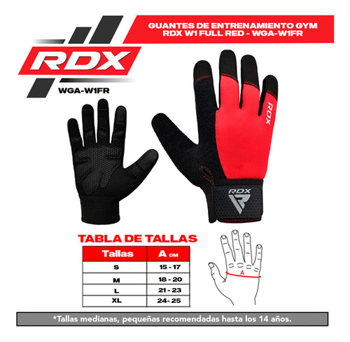 Guantes Rdx De Entrenamiento Wga-w1fr
