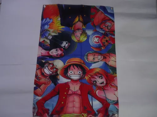 Bandeira Anime One Piece Desenho Comic Luffy