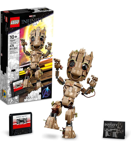 Kit De Construcción Lego Marvel 76217 , Groot , 476 Piezas