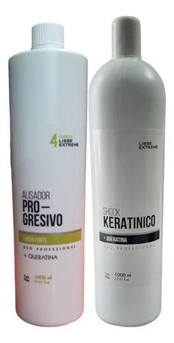 Como Alisado Progresivo F4+ Shok Keratina De Litros