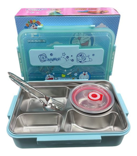 Lonchera Fiambrera Bento Niños Infantil Antiderrames Cuchara