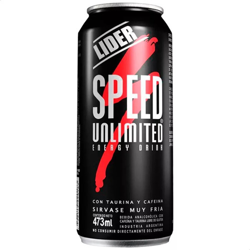 Speed Energizante Unlimited Lata Bebida Energentica X24