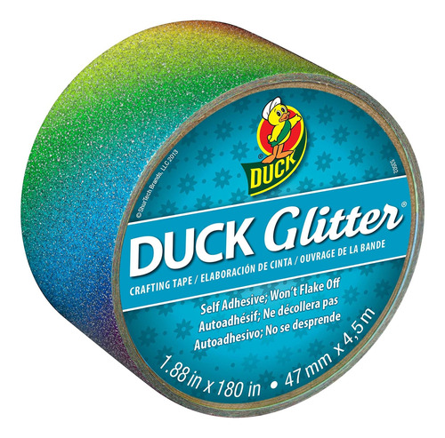 Duck Brand Glitter Crafting Tape Rollo 1.88 5 Yarda