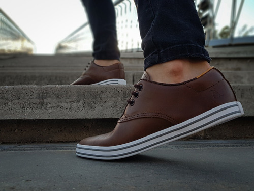 Zapatillas Zapato De Vestir Cuero Hombre Urbanas