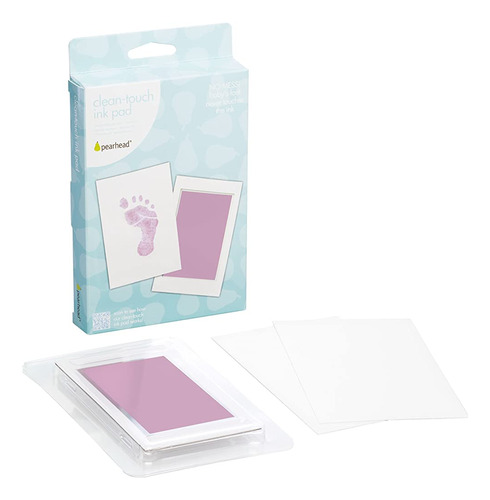 Pearhead Newborn Baby Handprint O Footprint Clean-touch Ink 