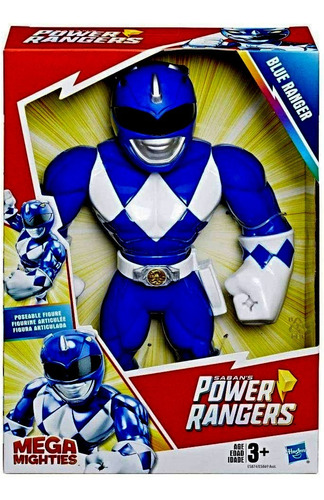 Boneco Articulado Herói Power Rangers Azul Blue Original