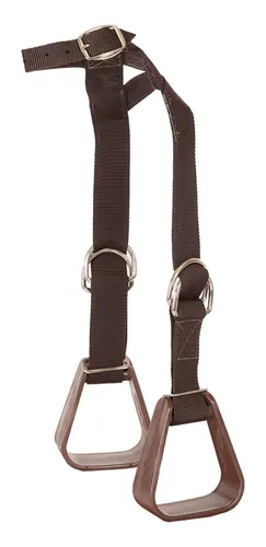 Estribo Nailon Para Niño Marron