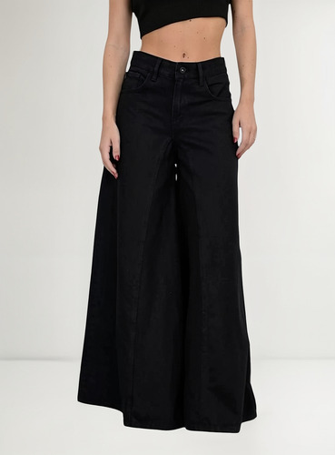 Jean Palazzo Wide Leg Denim Súper Ancho Calce Perfecto