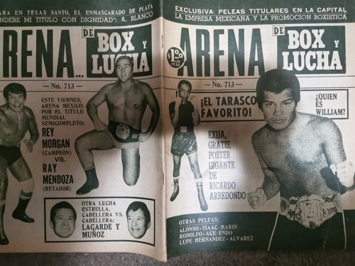 Revista Arena De Box Y Lucha Número 713