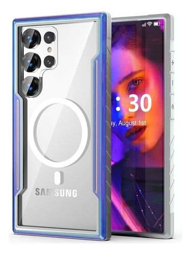 Carcasa Magnética De Metal Para Samsung Galaxy S24 Ultra