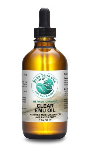 Aceite De Emú Ultra Clear 4 Oz 100% Puro Msi