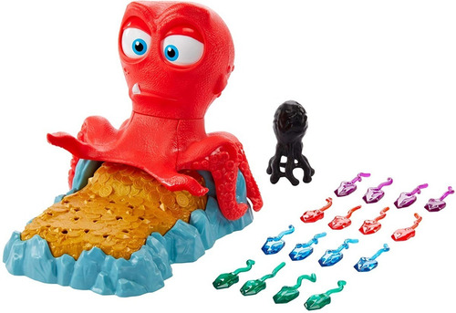 Juego De Mesa Pulpo La Fortuna+gemas Colores Mattel Juguete
