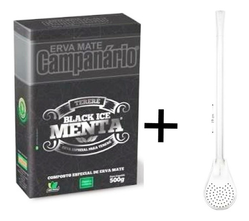 10 Pacotes De Erva Mate Tereré Campanário Black Ice Menta