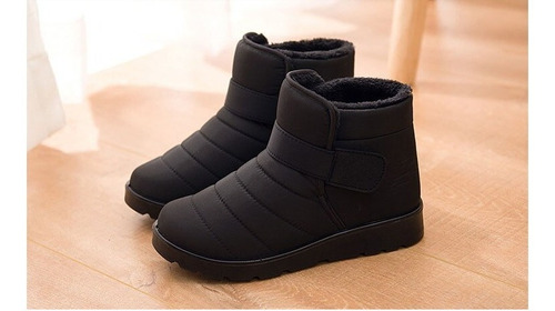 Imagen 7 de 7 de Zapatos Mujer Botin De Mujer Con Chiporro Botas De Invierno