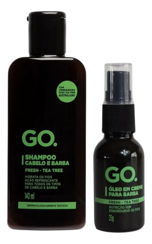Kit Barba Premium ( Shampoo + Óleo P/ Barba + Nécessaire )