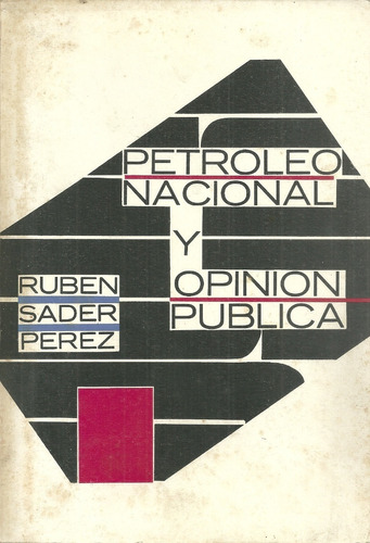 Petroleo Nacional Y Opinion Publica Ruben Sader Perez