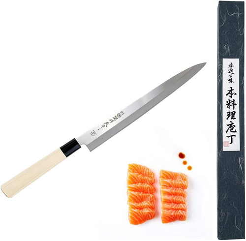 Cuchillo Japones Para Sashimi Estilo Yanagiba 