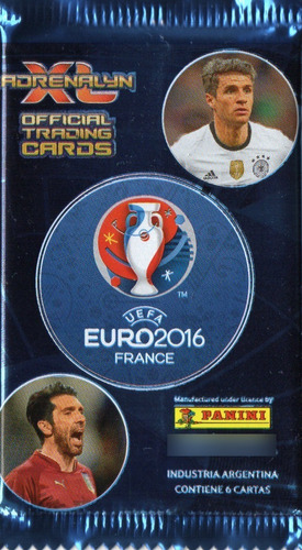 3 Sobres Adrenalyn Uefa Euro 2016 
