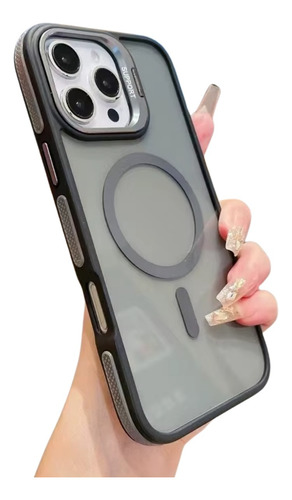 Funda Magsafe Iphone 15 Pro/pro Max Lila Transparente Clear Magnetic