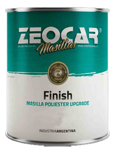 Masilla Plastica Finish 4 Kg Zeocar Con Endurecedor