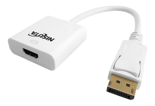 Adaptador Conversor Nisuta Cable Display Port A Hdmi Full Hd