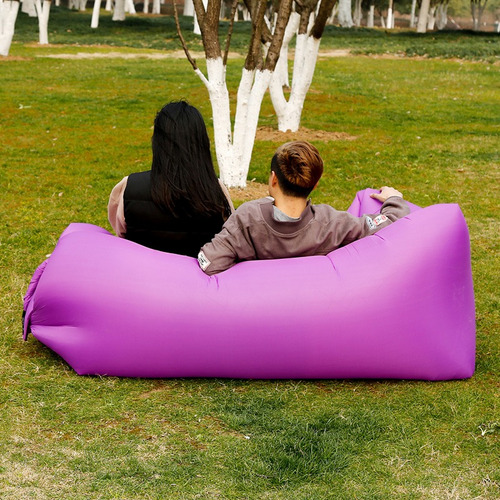 Cama De Aire Air Sofa Laybag Puf Puff - 3 Solores
