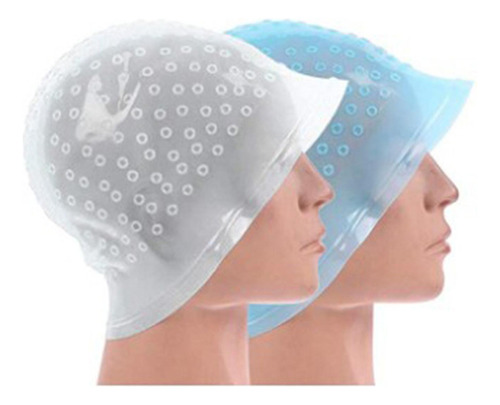 2 Piezas De Silicona Para Teñir El Cabello Con Gancho