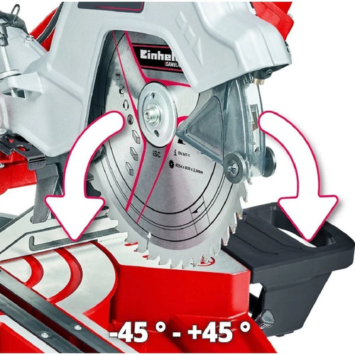 Imagen 2 de 8 de Sierra Ingletadora Telescopica Einhell Th-sm2534dual Laser